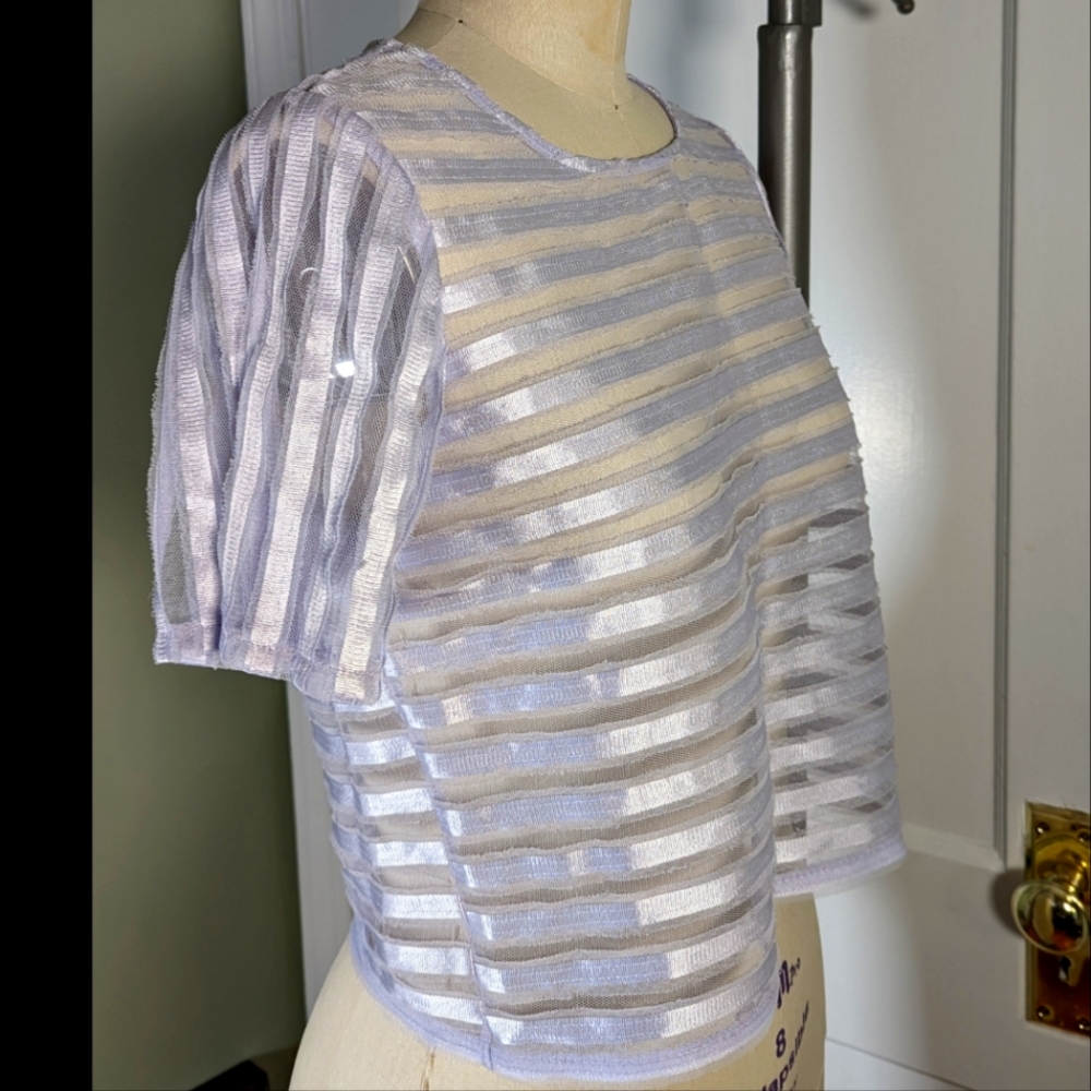 Topshop Crop Top Blouse